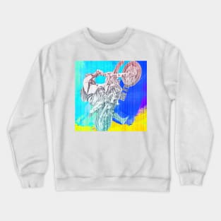 Colorful motorcycle Crewneck Sweatshirt